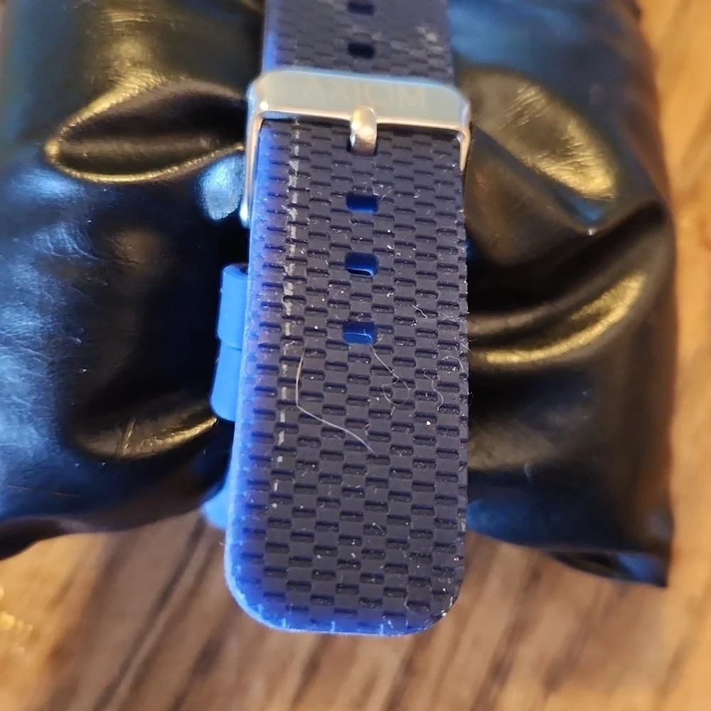 AXIOM Black & Blue Chronograph Men's Watch